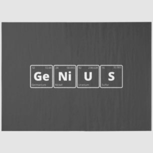 Genius - Periodic Table Tissue Paper