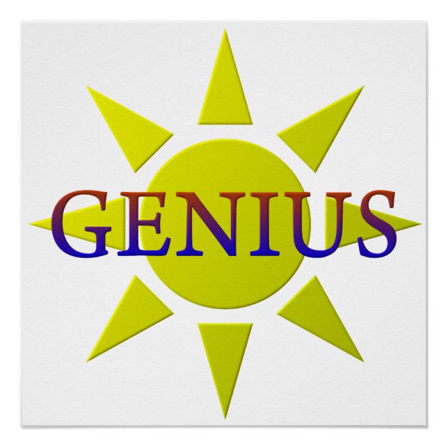 Genius Poster (Front)