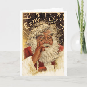 Genius Santa Holiday Card