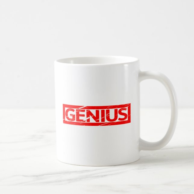 Genius Stamp Coffee Mug (Right)
