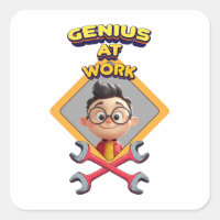 genius work funny geek repair computer animation c