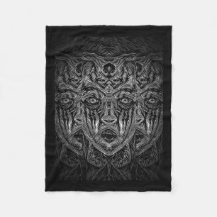 Genkinahito Sticker Fleece Blanket