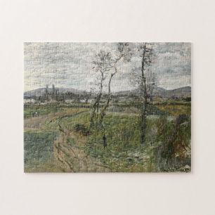 Gennevilliers Plain Monet Fine Art Jigsaw Puzzle