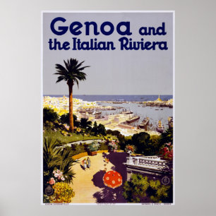 Genoa and the Italian Rivera Poster