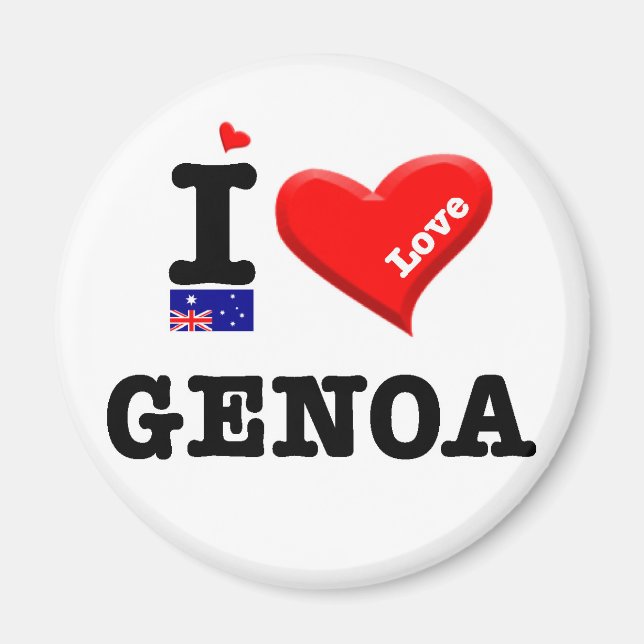 GENOA - I Love Magnet (Front)