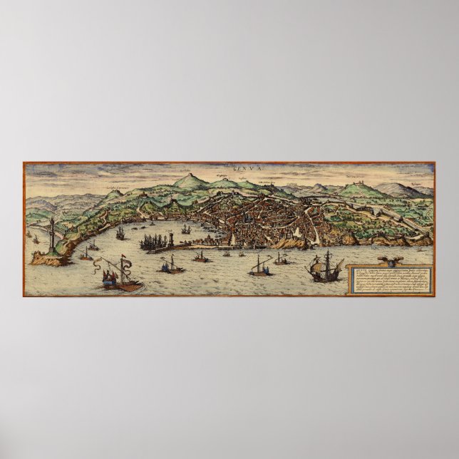 Genoa Italy circa 1560 Poster (Front)
