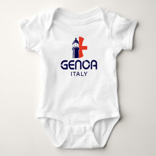 Genoa Italy Europe Baby Bodysuit