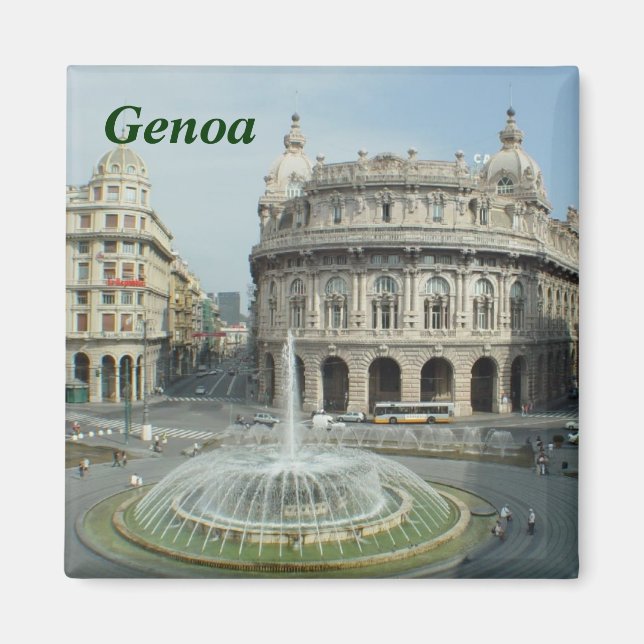 Genoa italy magnet (Front)