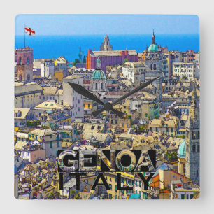 Genoa Square Wall Clock