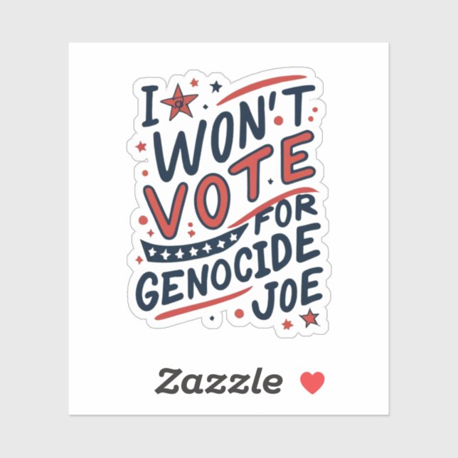 GENOCIDE JOE STICKER (Sheet)