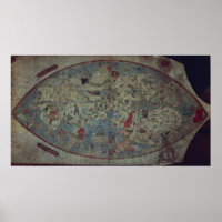 Genoese world map, designed by Toscanelli