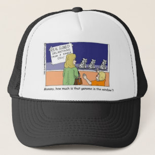 Genome In The Window Funny Dalmatian Gifts & Tees Trucker Hat