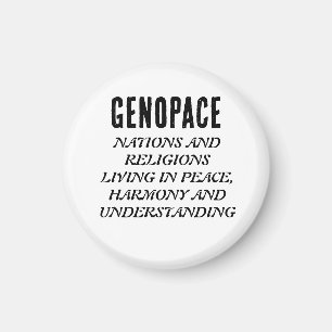 GENOPACE Nations and religions living in peace. Magnet