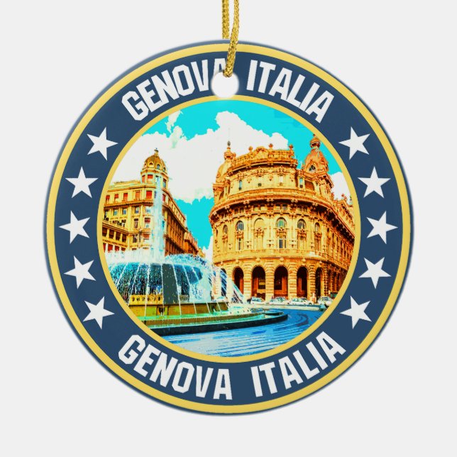 Genova                                             ceramic ornament (Front)