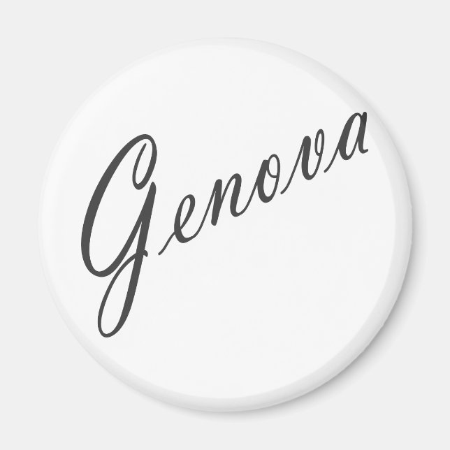 Genova Products! Magnet (Front)