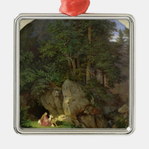 Genoveva in the Wood Clearing, 1839-41 Metal Ornament