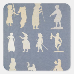 Genre Scene Square Sticker