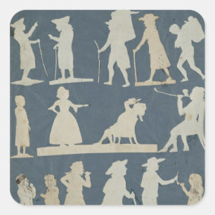 Genre Scene Square Sticker