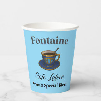 Genshin Impact Cafe Lutece Coffee Cup