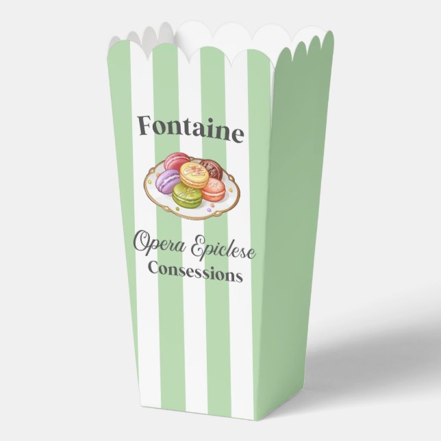 Genshin Impact Fontaine Popcorn Holder, Opera Ecl Favour Box (Back)