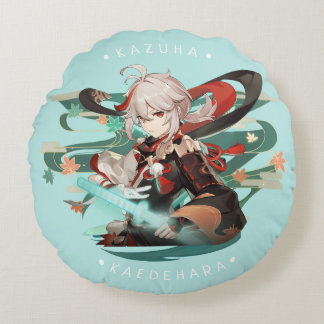 Genshin Impact: Kazuha Kaedehara Round Cushion