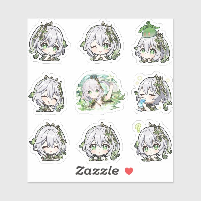 Genshin Impact: Nahida Stickers (Sheet)