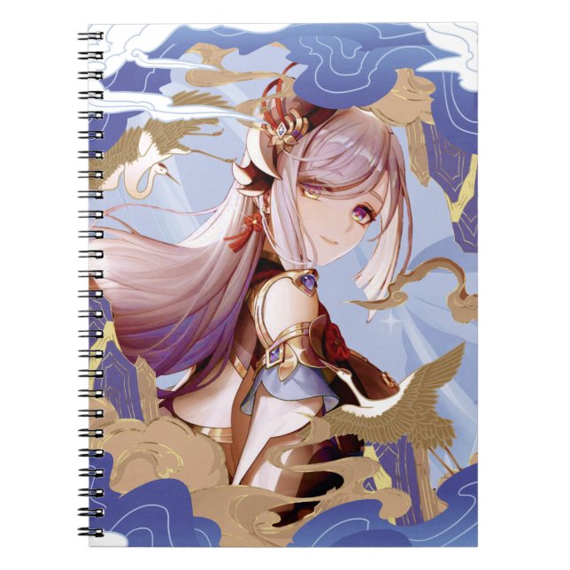 Genshin Impact Shenhe Notebook (Front)