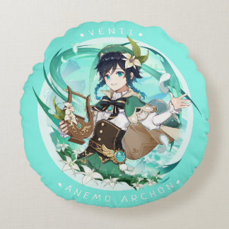 Genshin Impact: Venti Anemo Archon Round Cushion