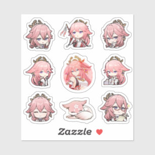 Genshin Impact Yae Miko Stickers