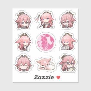 Genshin Impact Yae Miko Stickers