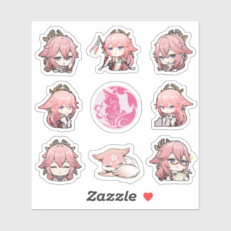 Genshin Impact Yae Miko Stickers