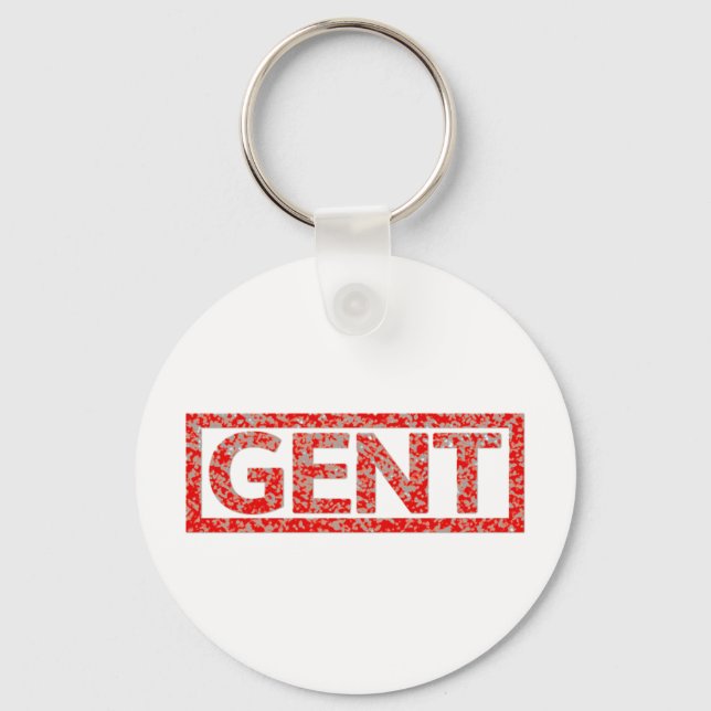 Gent Stamp Key Ring (Front)