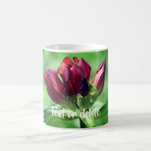 Gentian Flower Personalised Coffee Mug