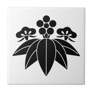 Gentian-style pine bamboo ume ceramic tile