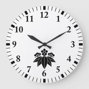 Gentian-style pine bamboo ume large clock