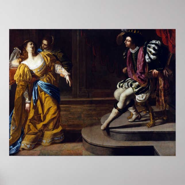 Gentileschi - Esther Before Ahasuerus 1635 Poster (Front)