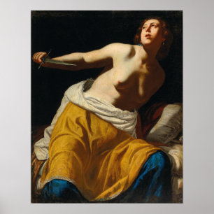 Gentileschi - Lucretia Poster