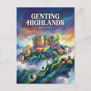 Genting Highlands Malaysia Postcard