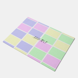 Gentle abstract spectrum of colours  doormat