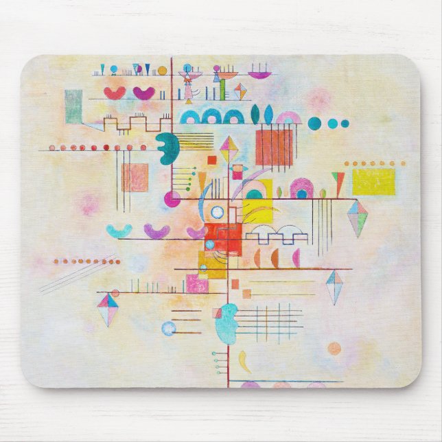 Gentle Accent, Wassily Kandinsky Mouse Pad (Front)