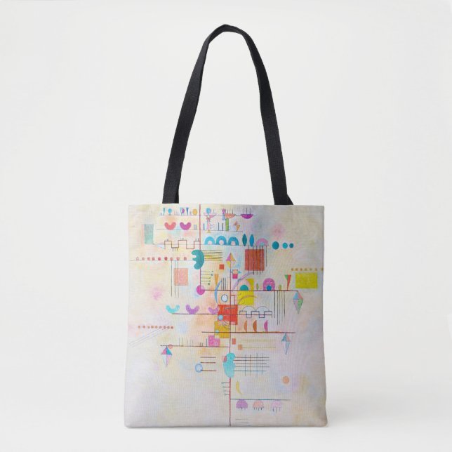 Gentle Accent, Wassily Kandinsky Tote Bag (Front)