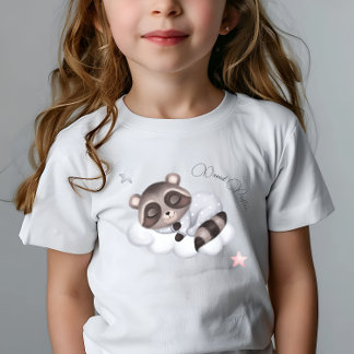 Gentle Baby Boy Racoon Animal Baby T-Shirt
