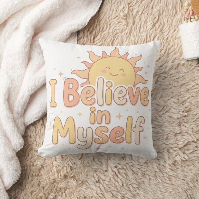 Gentle Bedtime Message Trust Yourself Little One Cushion (Blanket)