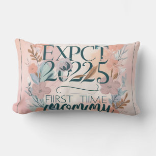 Gentle Beginnings: Mum Est. 2025 Illustrated Lumbar Cushion