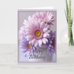 Gentle Birthday Floral Art Card