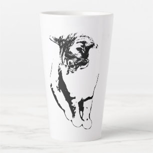 Gentle Cat Looking Down Portrait Mug