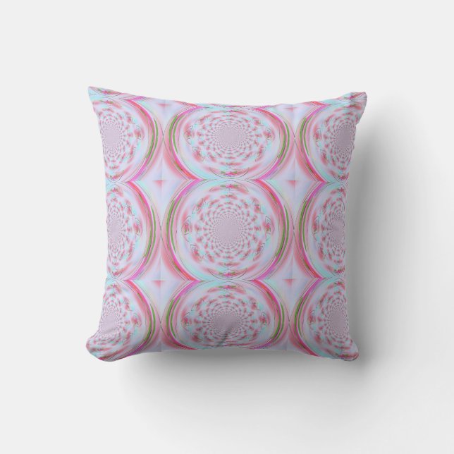 Gentle Colours Fractal Design Cushion (Front)