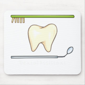 Gentle Dental- tooth mirror brush Mouse Pad