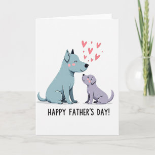 Gentle Dog Fathers Day Card