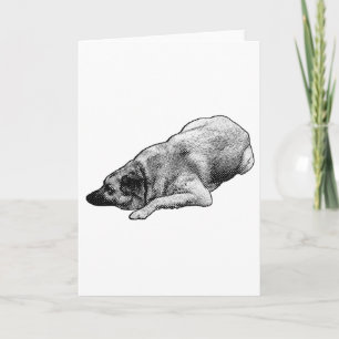 Gentle Dots Dog Shares Cosy Festive Greeting Card